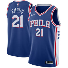 Joel Embiid Philadelphia 76ers Swingman Jersey Royal Icon Edition - Nike