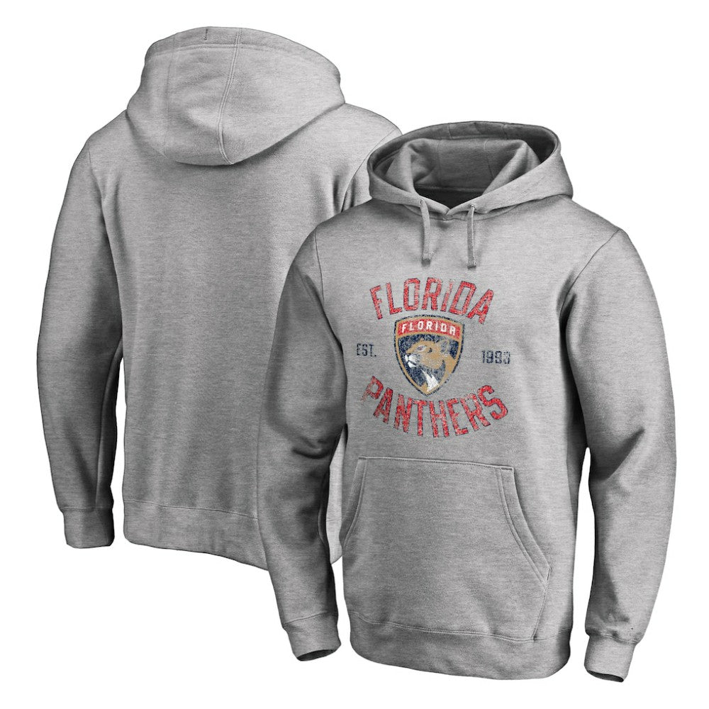 Florida Panthers Heritage Pullover Hoodie - Ash | US 2711929