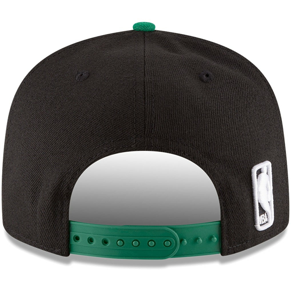 Boston Celtics 2-Tone 9FIFTY Adjustable Snapback Hat Black/Kelly Green - New Era