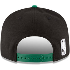 Boston Celtics 2-Tone 9FIFTY Adjustable Snapback Hat Black/Kelly Green - New Era