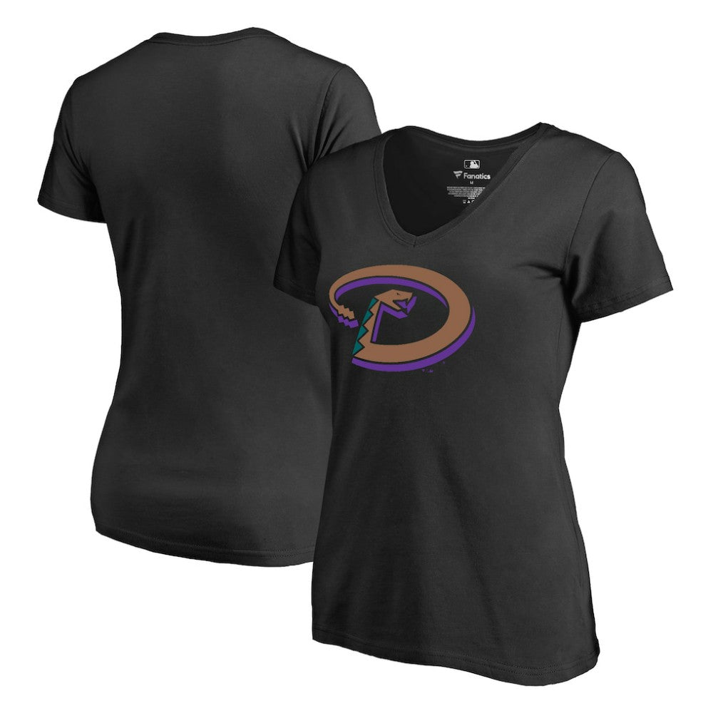 Arizona Diamondbacks Women's Cooperstown Collection Forbes T-Shirt - Black T-shirts