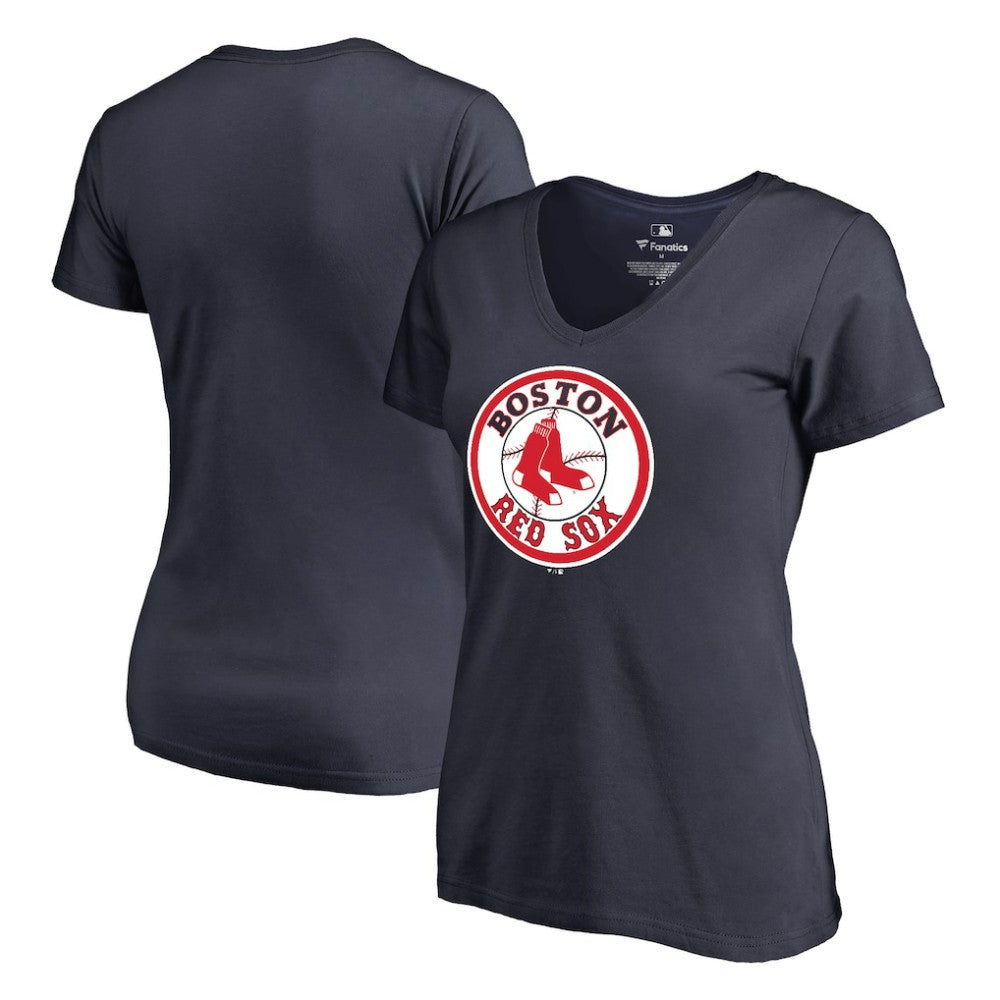 Boston Red Sox Women's Cooperstown Collection Forbes T-Shirt - Navy T-shirts