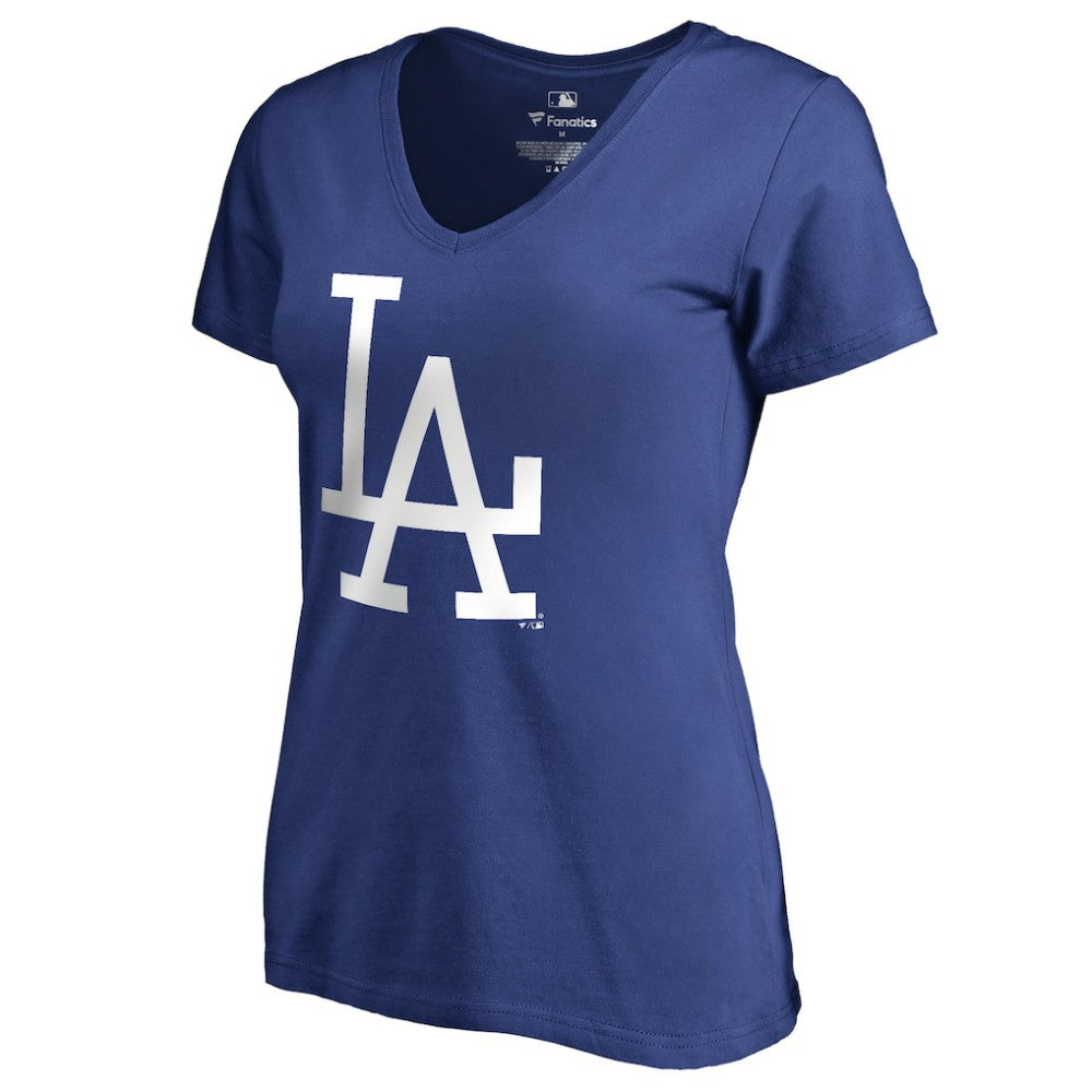 Los Angeles Dodgers Women's Cooperstown Collection Forbes T-Shirt - Royal T-shirts