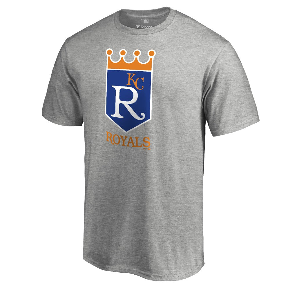 Kansas City Royals Cooperstown Collection Forbes T-Shirt - Ash T-shirts