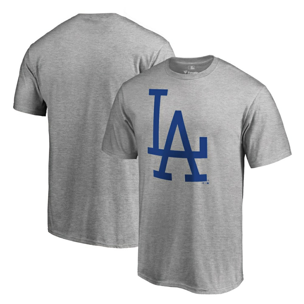 Los Angeles Dodgers Cooperstown Collection Forbes T-Shirt - Ash T-shirts
