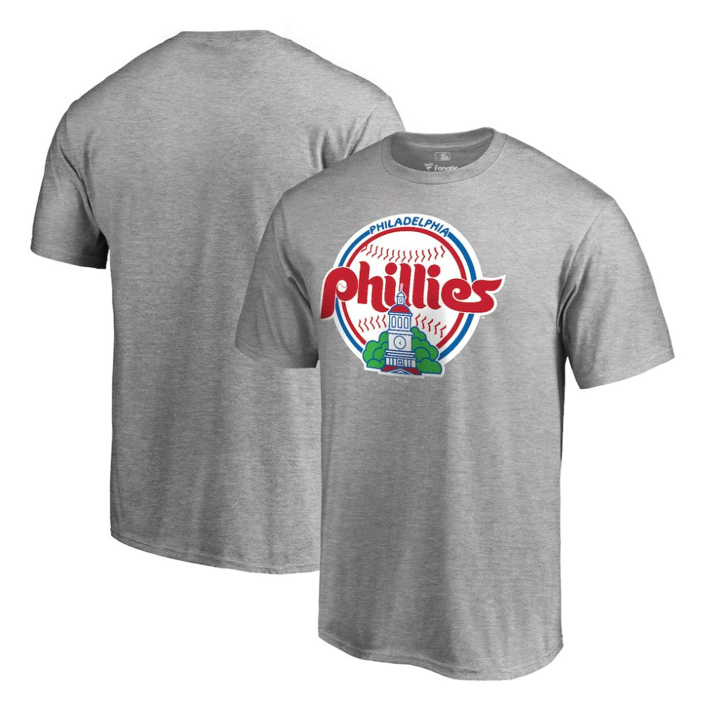 Philadelphia Phillies Cooperstown Collection Forbes T-Shirt - Ash T-shirts