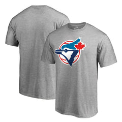 Toronto Blue Jays Cooperstown Collection Forbes T-Shirt - Ash T-shirts