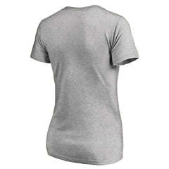 Seattle Mariners Women's Cooperstown Collection Forbes V-Neck T-Shirt - Heather Gray T-shirts