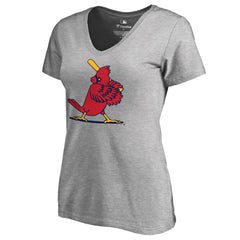 St. Louis Cardinals Women's Cooperstown Collection Forbes T-Shirt - Ash T-shirts