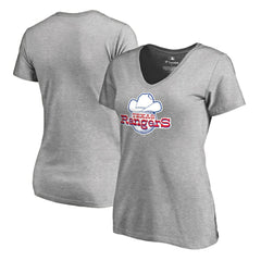 Texas Rangers Women's Cooperstown Collection Forbes T-Shirt - Ash T-shirts
