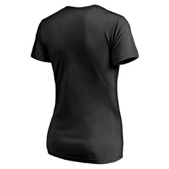 Pittsburgh Pirates Women's Core Wahconah V-Neck T-Shirt - Black T-shirts