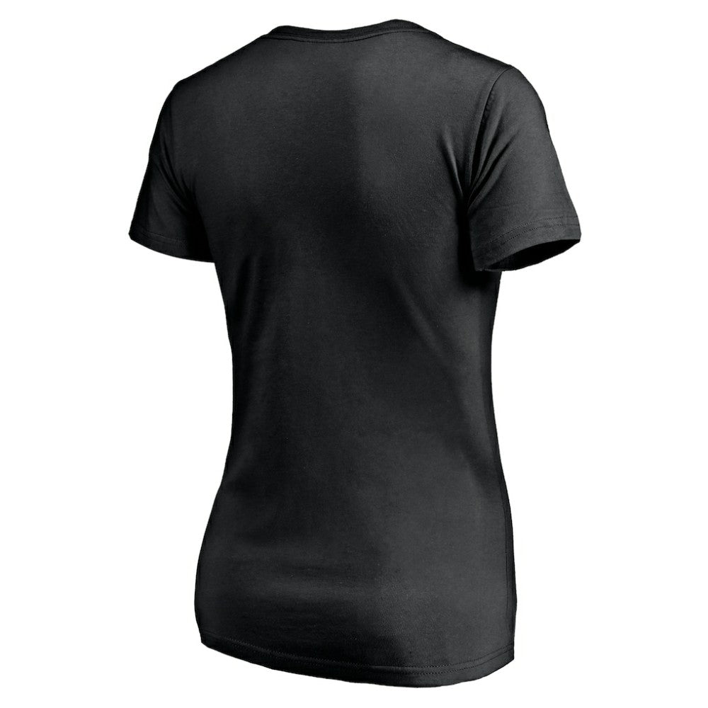Tampa Bay Rays Women's Core Wahconah V-Neck T-Shirt - Black T-shirts