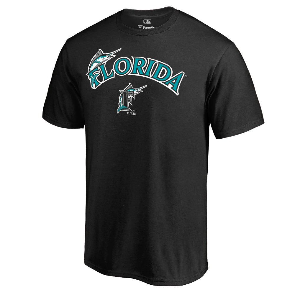Miami Marlins Cooperstown Collection Wahconah T-Shirt - Black T-shirts