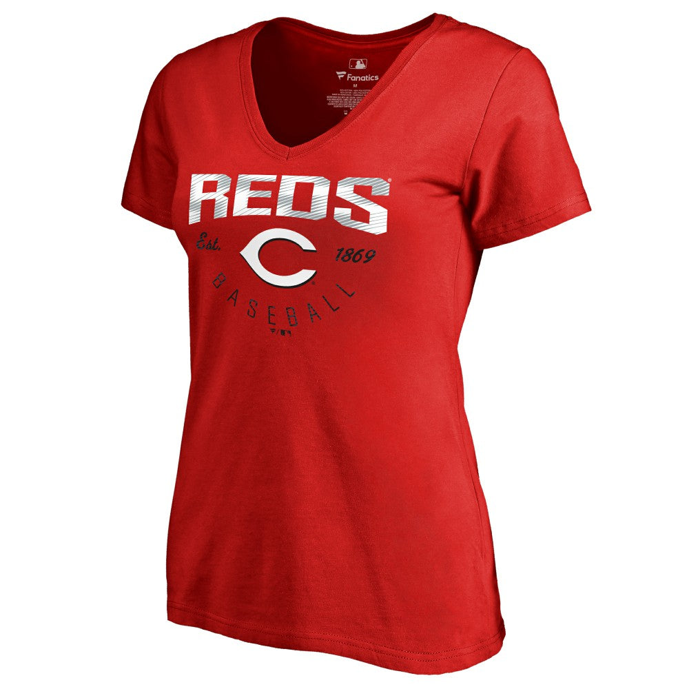 Cincinnati Reds Women's Live For It T-Shirt - Red T-shirts