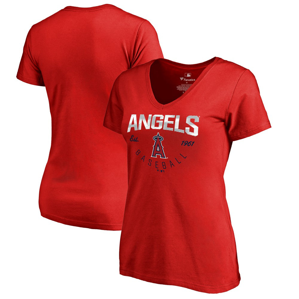 Los Angeles Angels Women's Live For It T-Shirt - Red T-shirts