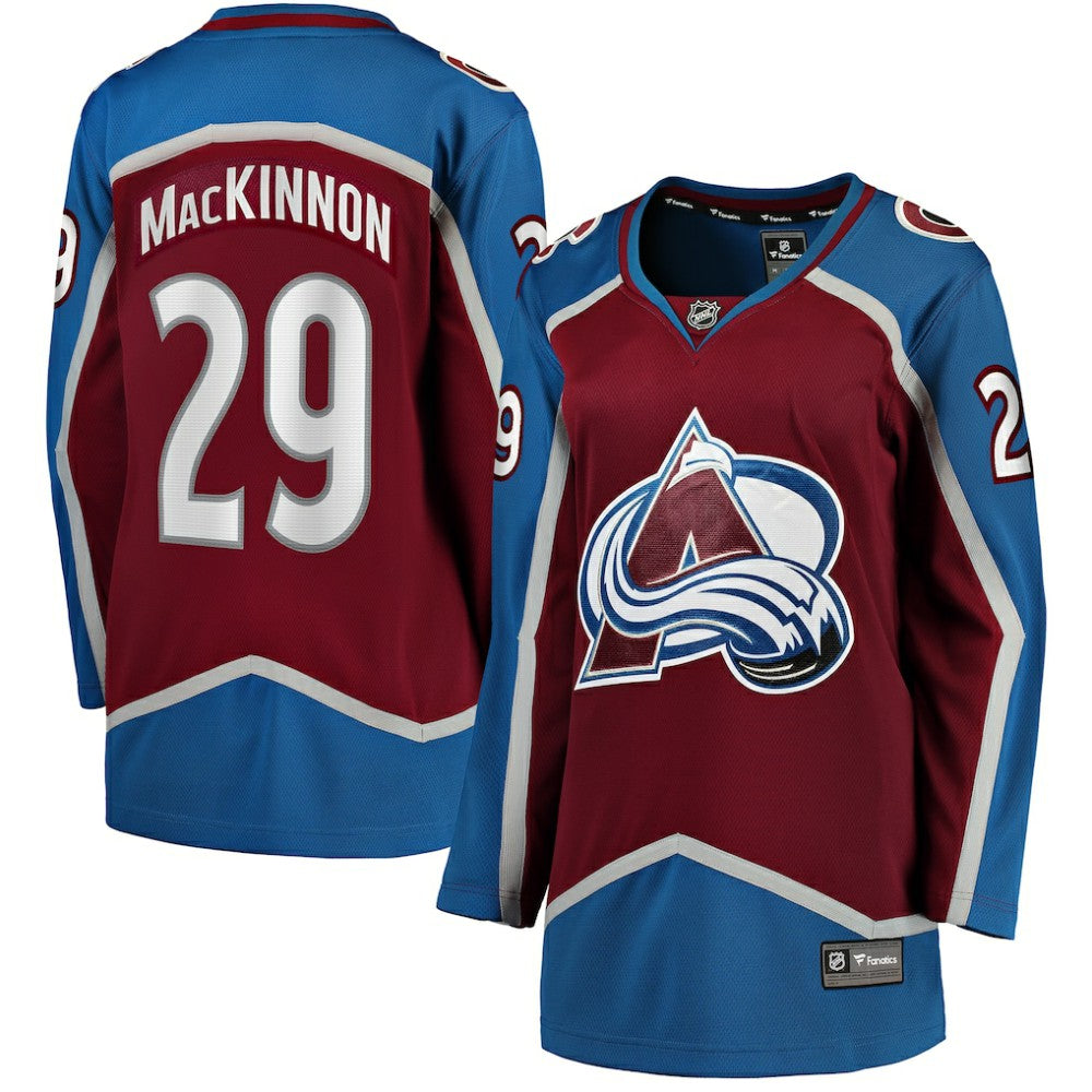 Nathan MacKinnon Colorado Avalanche Fanatics Women's Home Breakaway Jersey - Maroon | US 2743052