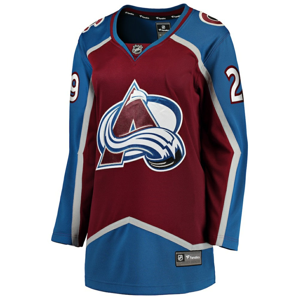 Nathan MacKinnon Colorado Avalanche Fanatics Women's Home Breakaway Jersey - Maroon | US 2743052