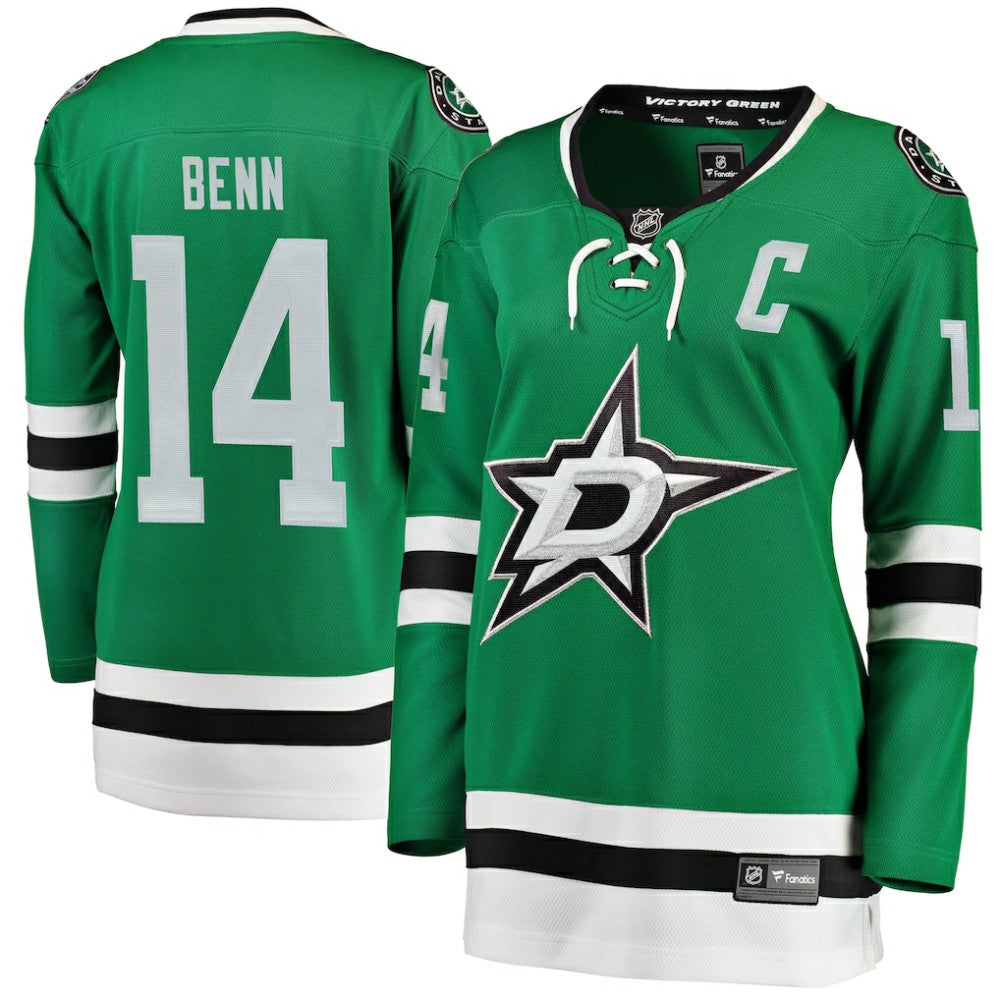 Jamie Benn Dallas Stars Fanatics Women's Home Breakaway Jersey - Green | US 2743060