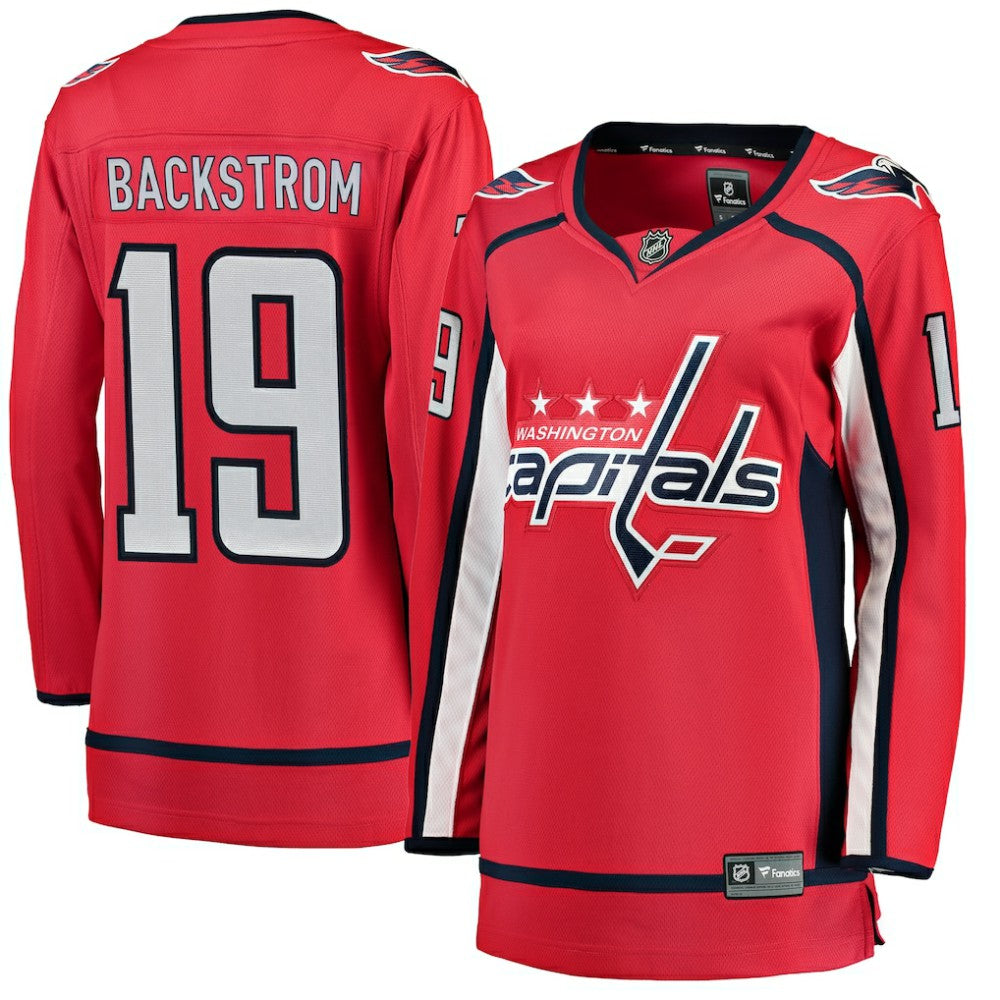 Nicklas Backstrom Washington Capitals Fanatics Women's Home Breakaway Jersey - Red | US 2743084