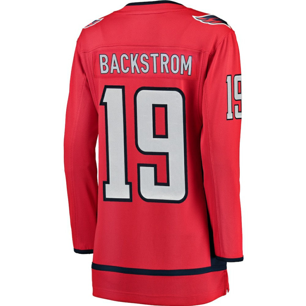 Nicklas Backstrom Washington Capitals Fanatics Women's Home Breakaway Jersey - Red | US 2743084