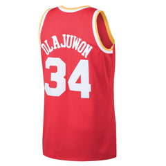 Hakeem Olajuwon Houston Rockets 1993/94 Hardwood Classics Swingman Jersey Red - Mitchell & Ness outlet