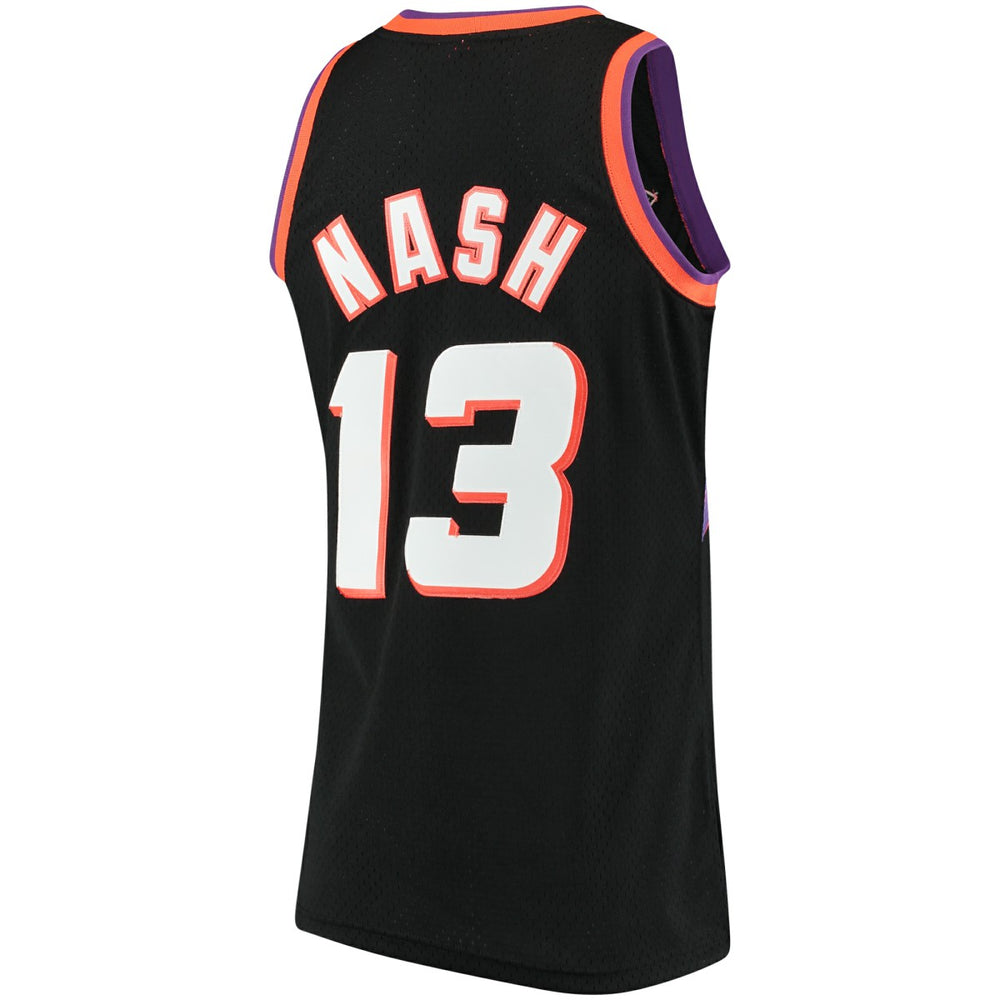 Steve Nash Phoenix Suns 1996/97 Hardwood Classics Swingman Jersey Black - Mitchell & Ness