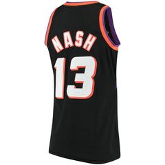 Steve Nash Phoenix Suns 1996/97 Hardwood Classics Swingman Jersey Black - Mitchell & Ness