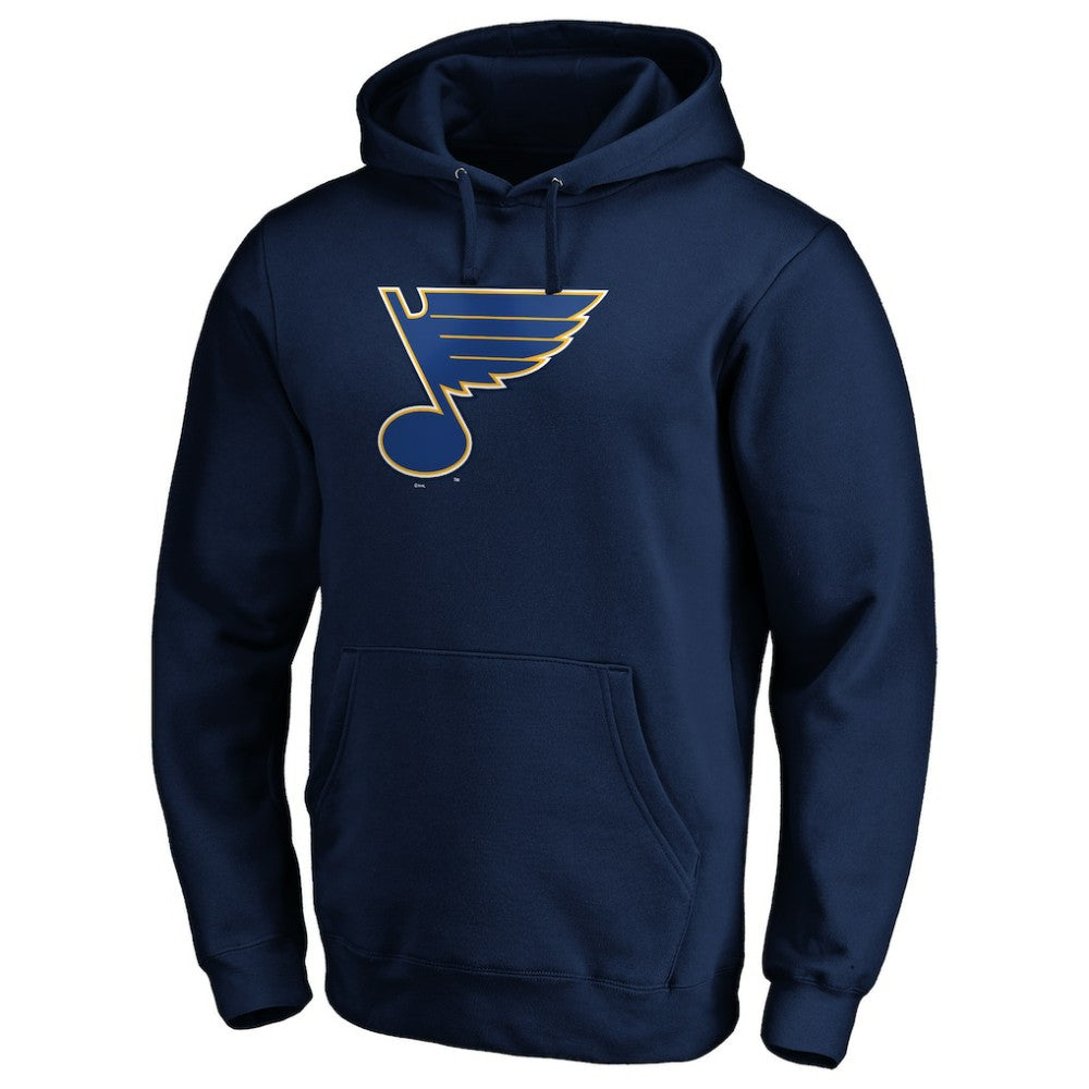 St. Louis Blues Fanatics Primary Logo II Pullover Hoodie - Navy | US 2769837