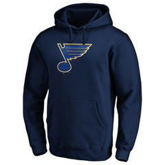 St. Louis Blues Fanatics Primary Logo II Pullover Hoodie - Navy | US 2769837