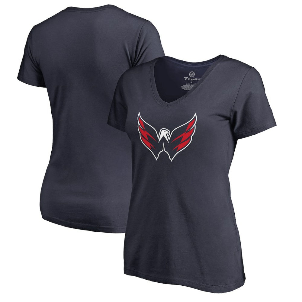 Washington Capitals Women's Primary Logo T-Shirt - Navy | US 2770420