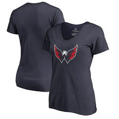 Washington Capitals Women's Primary Logo T-Shirt - Navy | US 2770420