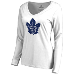 Toronto Maple Leafs Women's Primary Logo Long Sleeve T-Shirt - White | US 2770428