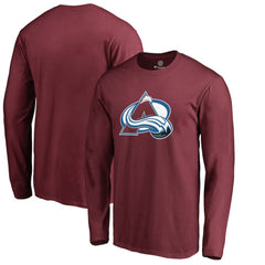 Colorado Avalanche Primary Logo 2 Long Sleeve T-Shirt - Maroon | US 2770442
