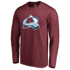 Colorado Avalanche Primary Logo 2 Long Sleeve T-Shirt - Maroon | US 2770442