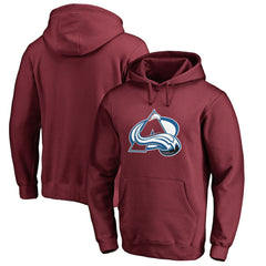 Colorado Avalanche Primary Logo Pullover Hoodie II - Burgundy | US 2770454