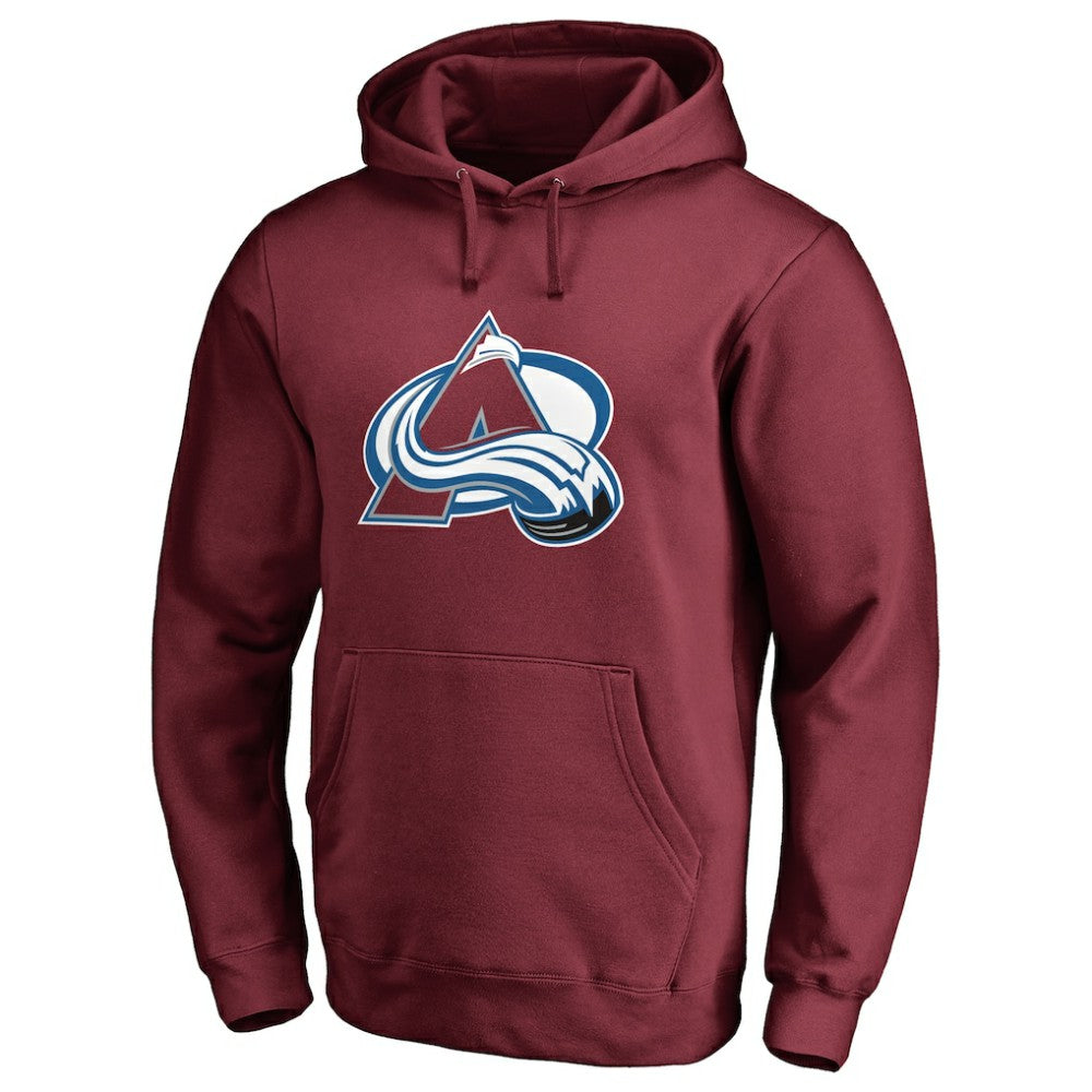Colorado Avalanche Primary Logo Pullover Hoodie II - Burgundy | US 2770454