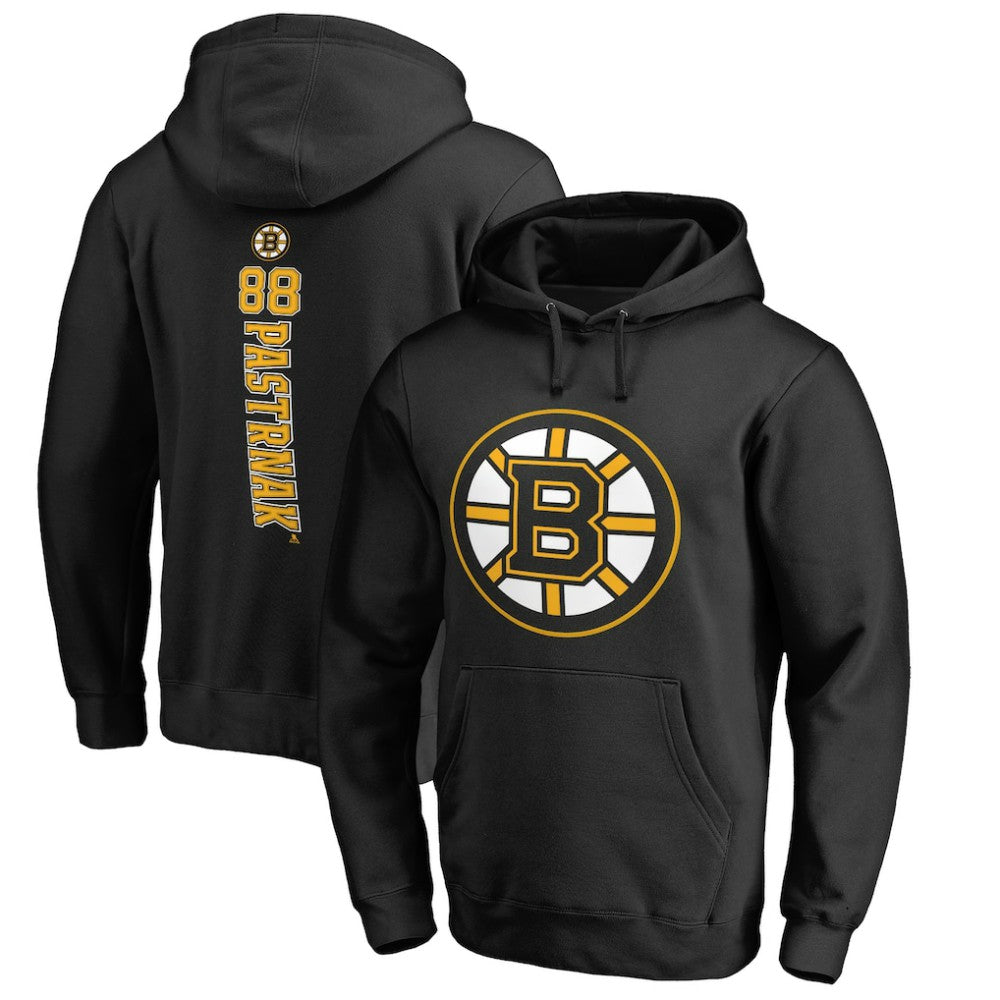 David Pastrnak Boston Bruins Backer Pullover Hoodie - Black | US 2775497