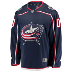 Columbus Blue Jackets Fanatics Home Breakaway Custom Jersey - Navy | US 2791495