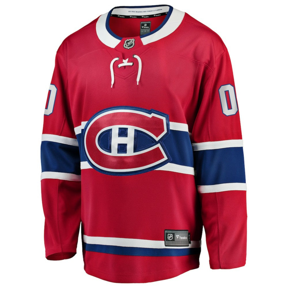 Montreal Canadiens Fanatics Home Breakaway Custom Jersey - Red | US 2791502