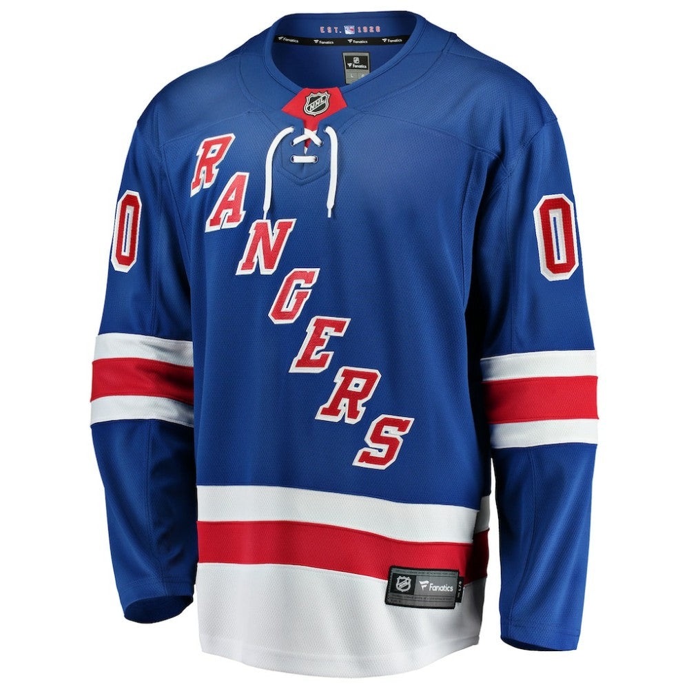 New York Rangers Fanatics Home Breakaway Custom Jersey - Blue | US 2791506