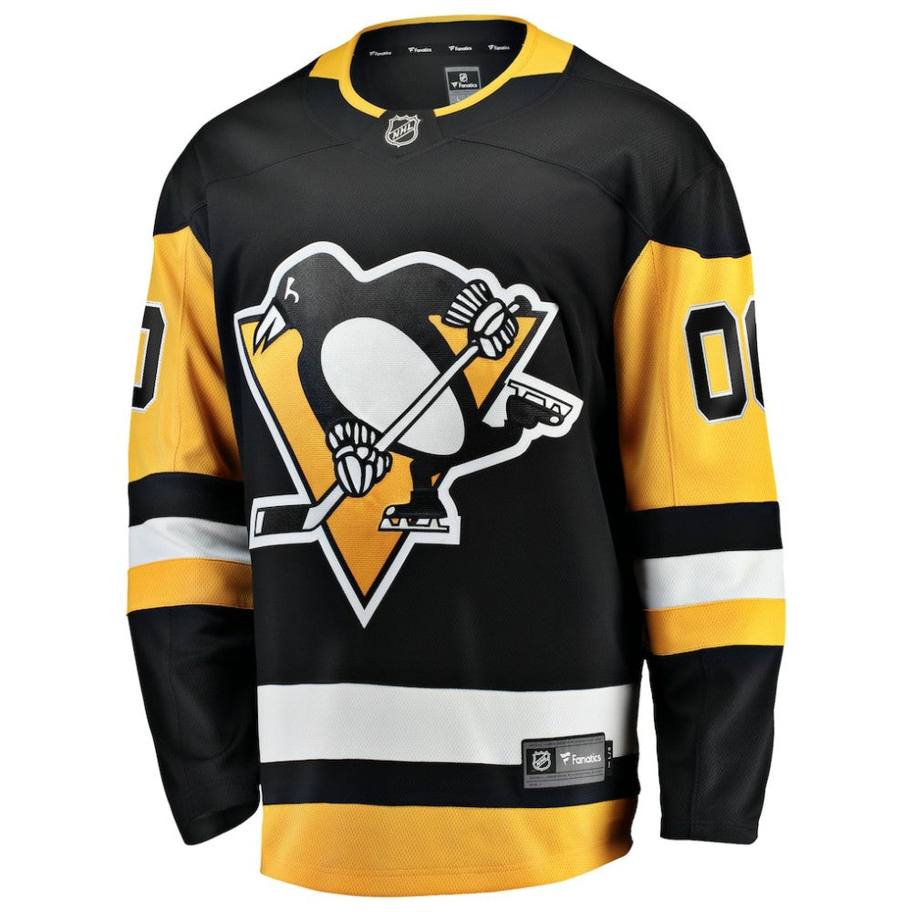 Pittsburgh Penguins Fanatics Home Breakaway Custom Jersey - Black | US 2791509