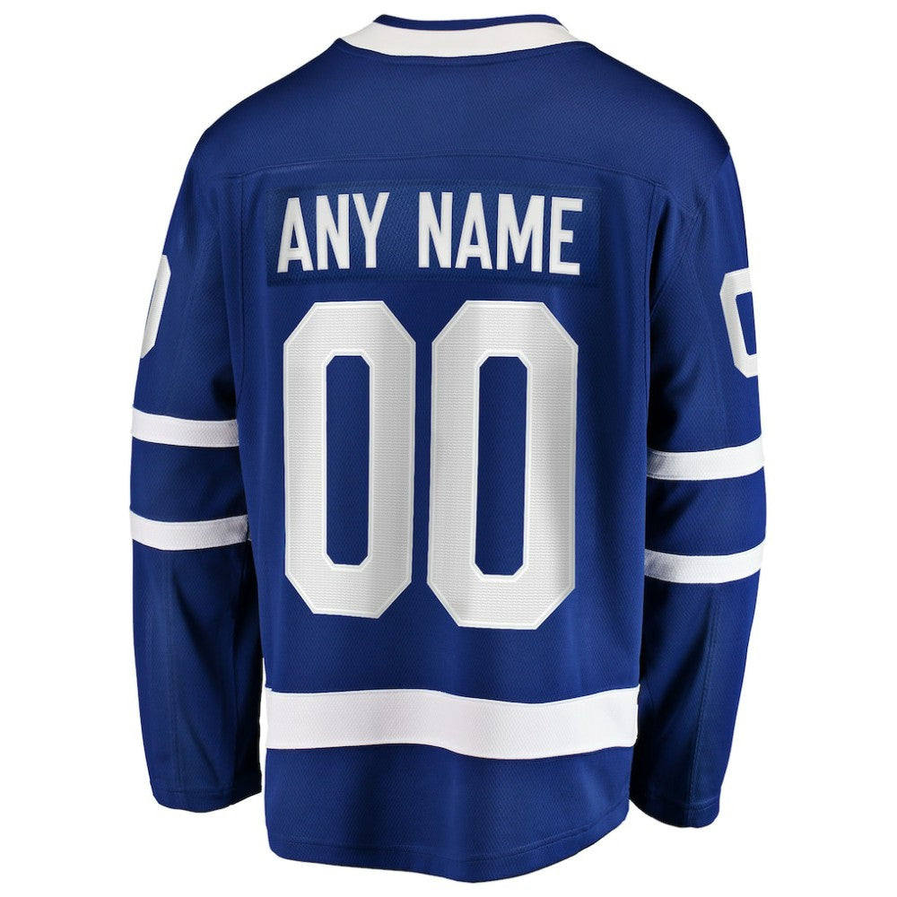 Toronto Maple Leafs Fanatics Home Breakaway Custom Jersey - Blue | US 2791513