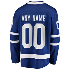 Toronto Maple Leafs Fanatics Home Breakaway Custom Jersey - Blue | US 2791513
