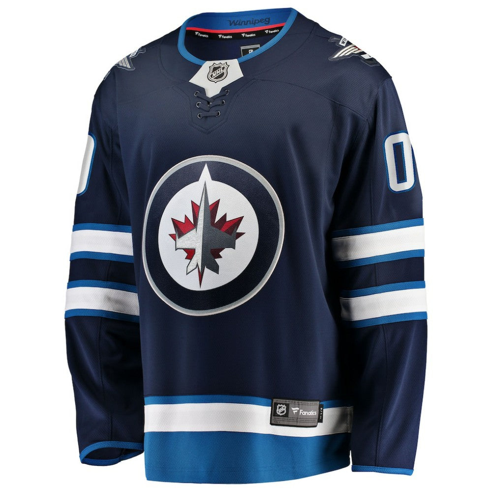 Winnipeg Jets Fanatics Home Breakaway Custom Jersey - Blue | US 2791517