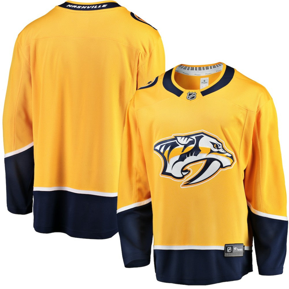 Nashville Predators Fanatics Breakaway Home Jersey - Gold | US 2793237