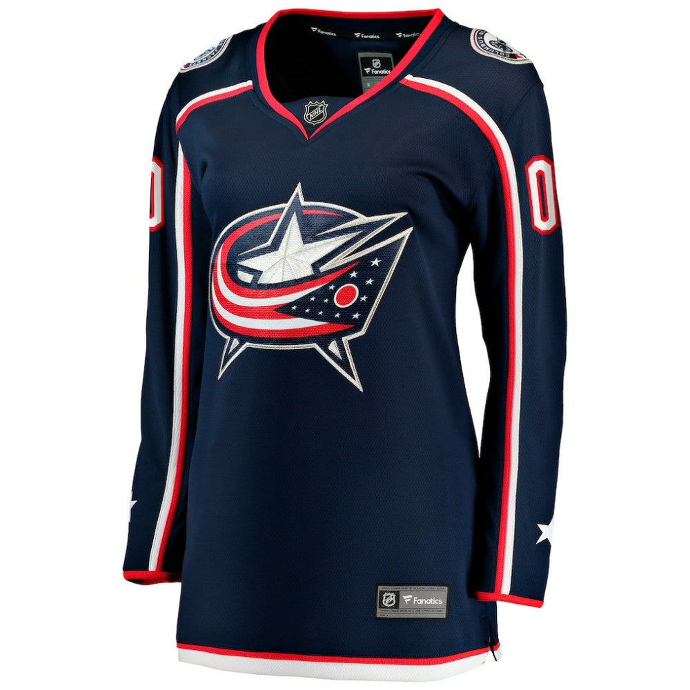 Columbus Blue Jackets Fanatics Women's Home Breakaway Custom Jersey - Navy | US 2793370