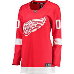 Detroit Red Wings Fanatics Women's Home Breakaway Custom Jersey - Red | US 2793372