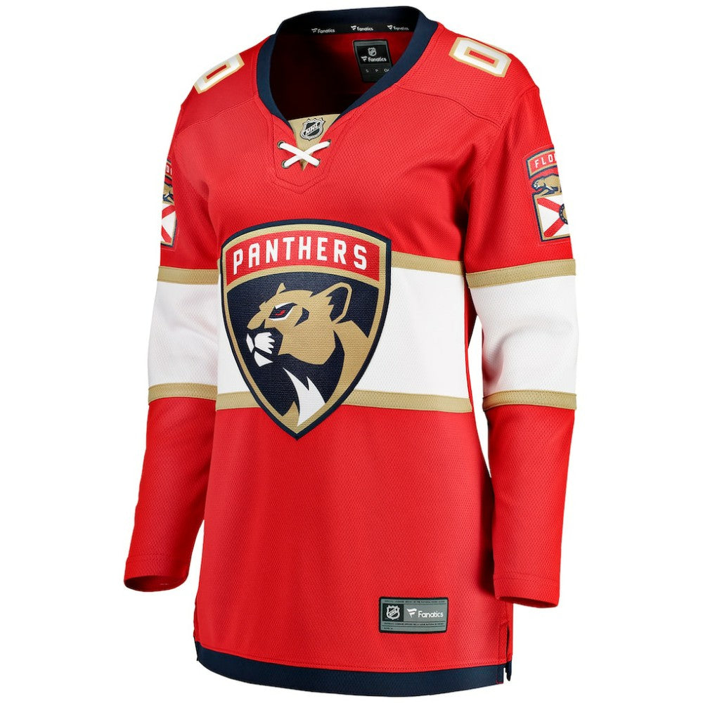 Florida Panthers Fanatics Women's Home Breakaway Custom Jersey - Red | US 2793374