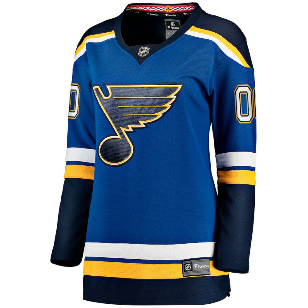St. Louis Blues Fanatics Women's Home Breakaway Custom Jersey - Blue | US 2793383