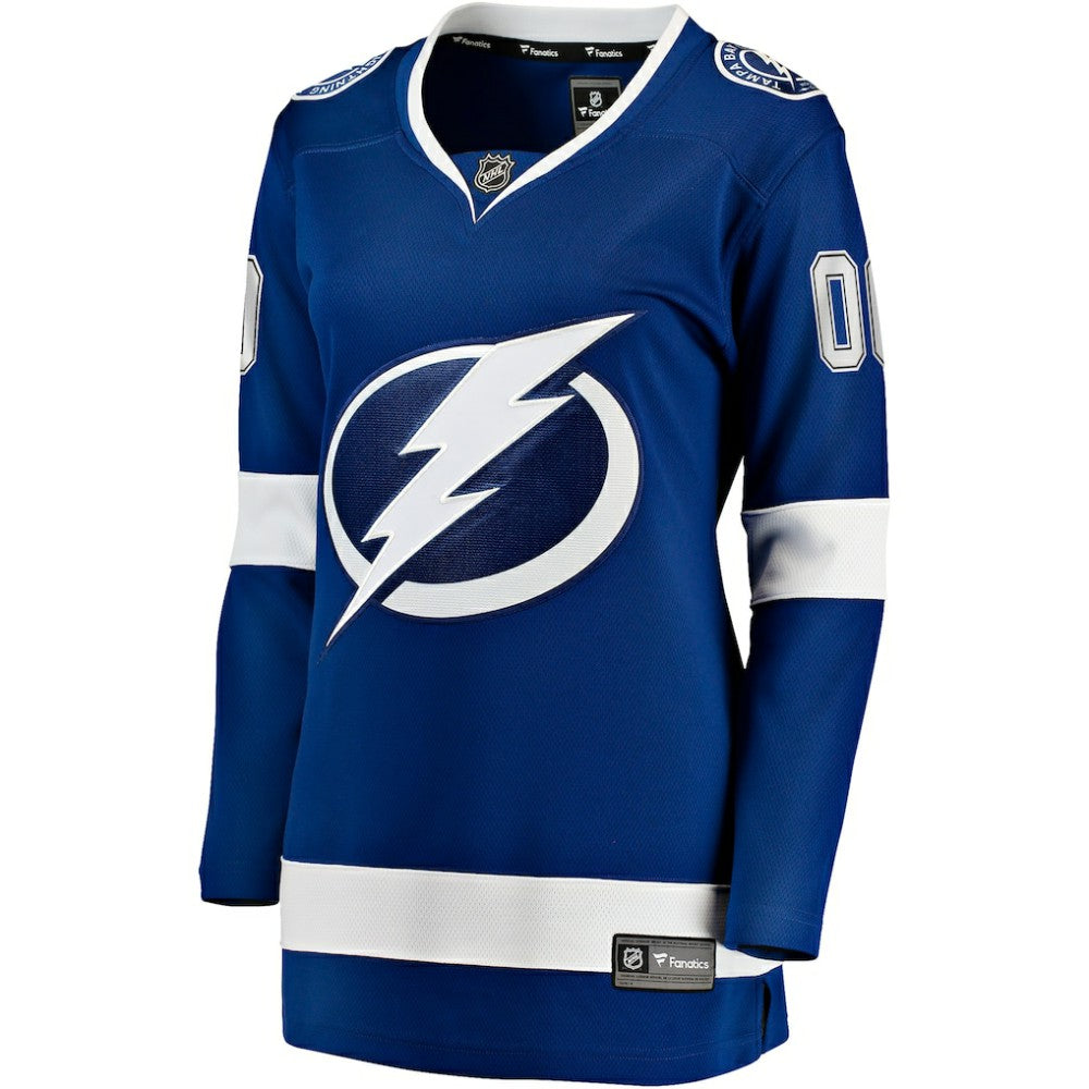 Tampa Bay Lightning Fanatics Women's Home Breakaway Custom Jersey - Blue | US 2793384